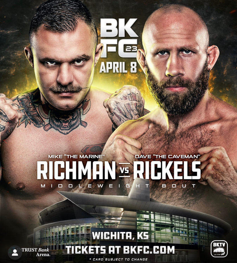 BKFC MIKE RICHMAN VS DAVE RICKELS | APRIL 8th 2022