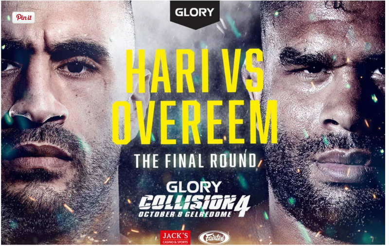 Hari vs Overeem Glory Kickboxing Collision 4